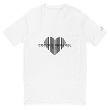 Load image into Gallery viewer, Men&#39;s Short Sleeve White T-Shirt (heart)
