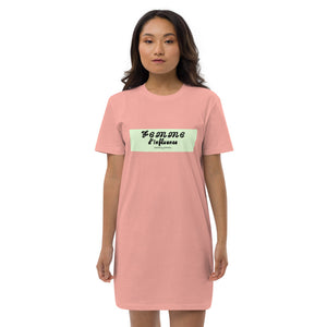 La robe t-shirt rose tendre CocoCB Premium (femme d'influence)