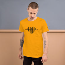 Charger l&#39;image dans la galerie, T-shirt pour hommes jaune #2 (motif coeur)
