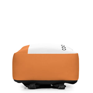 Orange/White Backpack