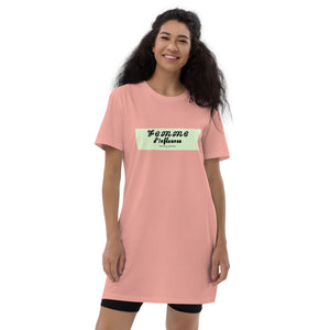 The CocoCB Premium Soft Pink T-Shirt Dress (femme d'influence)