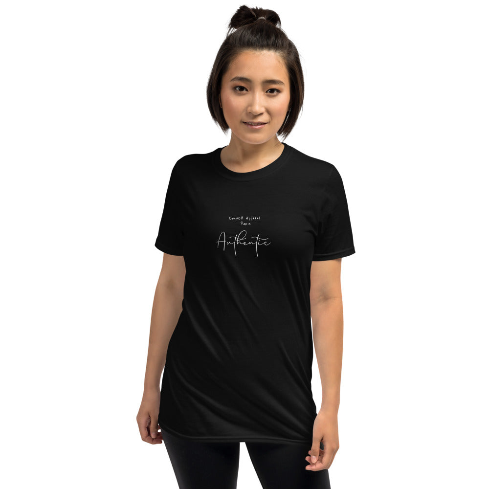 Women's Short Sleeve Black T-Shirt (Authentic)