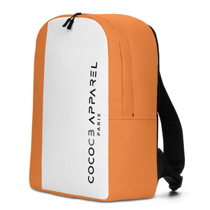 Sac à dos orange/blanc