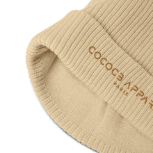 Load image into Gallery viewer, Beige Nude Organic Ribbed Beanie
