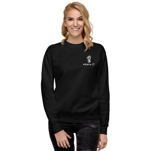 Pullover ricamato unisex (pugno) BLM