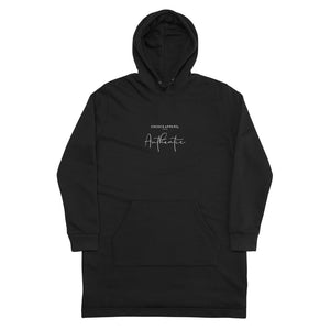 Robe sweat à capuche noire femmes (authentique)