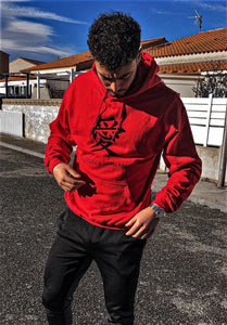 Men's Fire Red Hoodie (jp-love)