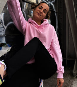 Women's Soft Pink Hoodie (om)