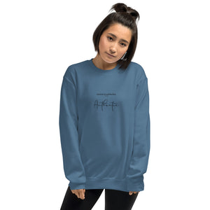 Sweatshirt bleu craie femmes