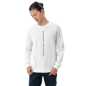 Sweatshirt blanc hommes (wwbswwa)