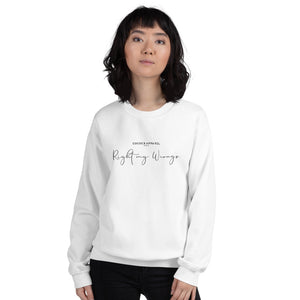 Women's White Sweatshirt (RmW)