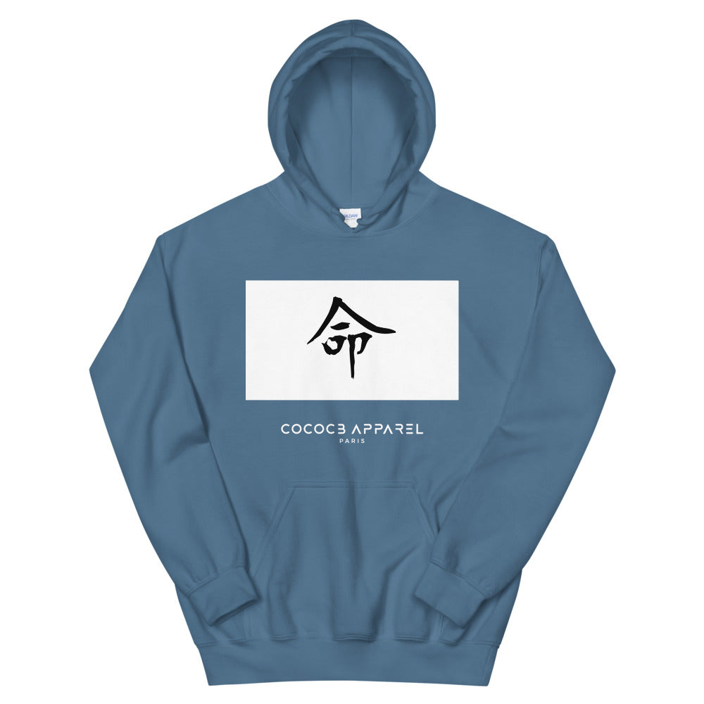 Sweat à capuche bleu craie femmes (jp-destinée)