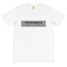 Charger l&#39;image dans la galerie, T-shirt blanc biologique hommes (pas de regrets)
