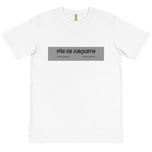 Men's Short Sleeve Organic White T-Shirt (no regrets)