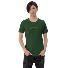 Load image into Gallery viewer, Men&#39;s Short Sleeve Forest Green T-Shirt (I&#39;m a believer)
