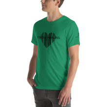 Load image into Gallery viewer, Men&#39;s Short Sleeve Leaf Green#2 T-Shirt (heart)
