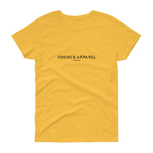 T-Shirt classique jaune femmes