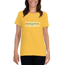 Load image into Gallery viewer, Women&#39;s Short Sleeve Yellow T-Shirt (barcode)
