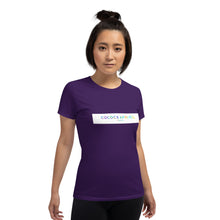 Load image into Gallery viewer, Women&#39;s Short Sleeve Purple T-Shirt
