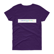 Load image into Gallery viewer, Women&#39;s Short Sleeve Purple T-Shirt
