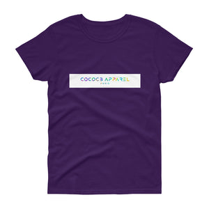 Women's Short Sleeve Purple T-Shirt