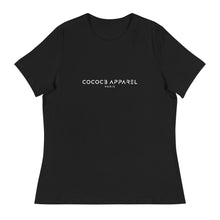 Charger l&#39;image dans la galerie, T-shirt noir classique femmes
