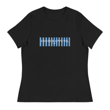 Charger l&#39;image dans la galerie, T-shirt noir femmes (code-barres)
